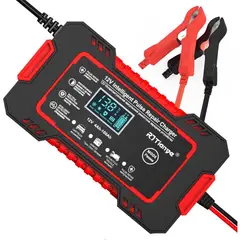 GENERICO - Cargador De Batería Para Coche, 12 V/6 Amperios