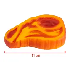 GENERICO - Juguete de Caucho Diseño Filete de carne