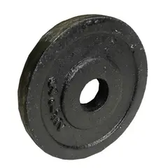 GENERICO - 1 Disco Pesas 2.5lbs Barras Mancuernas Estandar Gimnasio