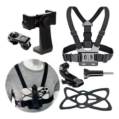 XALTA - Arnés Soporte Universal De Pecho Para Celular O Cámara Gopro