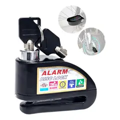 XALTA - Candado Freno De Disco Con Alarma Para Moto O Bicicleta O