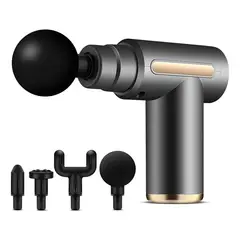 XALTA - Mini Masajeador Martillo Pistola Fascial Muscular Relajante Gris