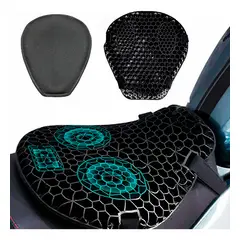 XALTA - Cojín Silicona En Gel Universal Para Moto Impermeable +funda