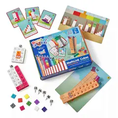 EDUCATIONAL INSIGHTS - Juego Hand2mind Numberblocks Mathlink Cubes 11-20 Actividades