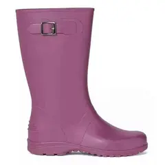 GENERICO - Bota De Caucho Impermeable Dama Moto Mujer Color
