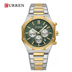 CURREN - Reloj 8440 Elegante Tablero Verde