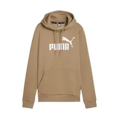PUMA - Hoody Mujer Pm Ess Logo Hoodie Fl Brown