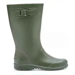 GENERICO - Bota De Caucho Impermeable Dama Moto Mujer Color