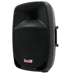 PRO DJ - Altavoz activo 15 de 2 vías PB15E-MP3-OP Negro