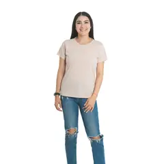MANPOTSHERD - Camiseta Básica Dama Caqui Womanpotsherd