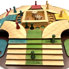 ARTESANAL - Parqués 4 Puestos 3d, Diseño Elevado Madera