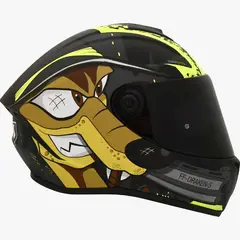 SPARTAN - CASCO MOTO DRAKEN COSA NOSTRA GRIS MATE TALLA S