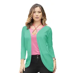 MARKETING PERSONAL - Cardigan Mujer Verde Menta Mp 6564