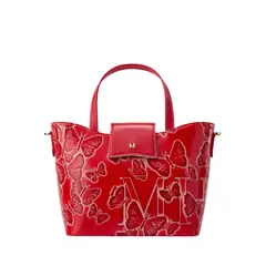 MARIO HERNANDEZ - Tote Alas Mini Rojo Cruz Mariposas