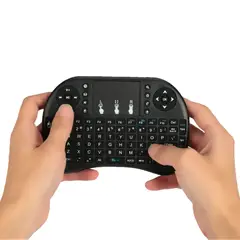 SKY - Mini Teclado Inalámbrico Airmouse Android Smart Tv Iluminado
