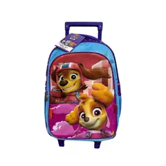 PRIMAVERA - Morral Escolar Grande Con Ruedas Paw Patrol Be Happy