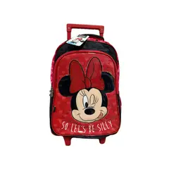 PRIMAVERA - Morral Escolar Grande Ruedas Disney Minnie 23L