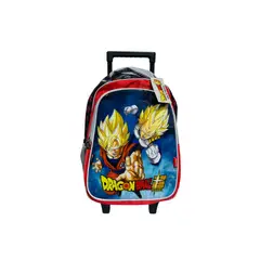PRIMAVERA - Morral Escolar Grande De Rueda Goku Y Vegeta 23l