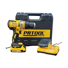 PROTOOL - Taladro Inalámbrico 36 Voltios 2 Baterías Accesorios Maletin