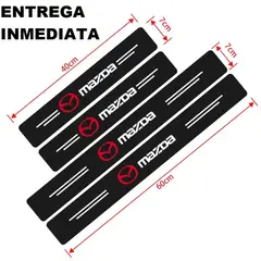 GENERICO - Accesorios mazda allegro b2200 sticker protector puertas 4pc