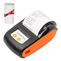 GENERICO - Impresora Térmica Portátil De Recibos Bluetooth + Rollo