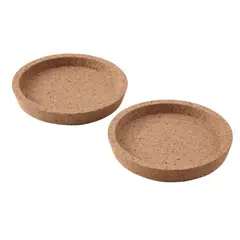 GENERICO - Portavasos de corcho Moderno profundos (Set x 6 Puestos)