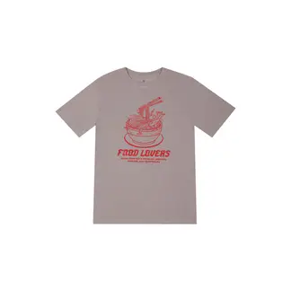 TENNIS - Camiseta gris con estampado frontal para hombre