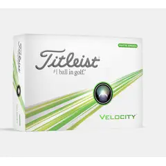 TITLEIST - Bolas Golf Velocity Verde optico caja x 12