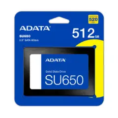ADATA - Disco Estado Solido 512GB SU650 25 SATA