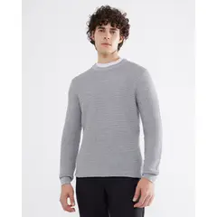 SEVEN SEVEN - Saco Para Hombre Cuello Redondo Color Gris Claro Marca #45330235