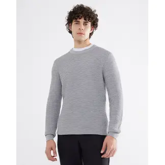 SEVEN SEVEN - Saco Tejido Texturizado Para Hombre Gris