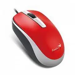 GENIUS - Mouse Alámbrico USB DX-120 Rojo