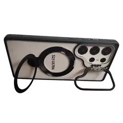 PYX - Estuche Compatible Samsung Galaxy S25 Ultra Con Soporte Duo Negro