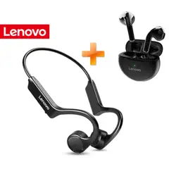 LENOVO - Audifonos Inalámbricos Conducción Ósea X4 + HT38 NEGRO