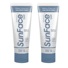 SKINDRUG - Sunface Gel 2 un, 20% dcto -