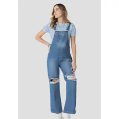 RUTTA - Overall Largo Mujer Azul Medio 3282