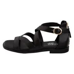 COMFORT PLUS - Sandalias Planas Carlene Para Mujer Payless Negro