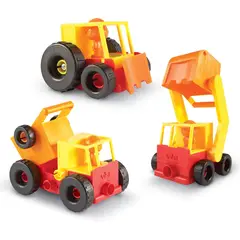 EDUCATIONAL INSIGHTS - Juego Didáctico De Construcción Vehículos 1 2 3 Para Niños