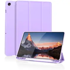GENERICO - Smart Case Flip Cover para Samsung A9 Plus X216 11 Lila