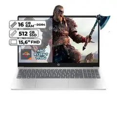 HP - PORTATIL 15 FC0012LA AMD RYZEN 7 7730U 16GB RAM 512GB SSD PANTALLA 15,6" FHD