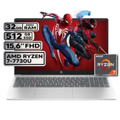 HP - PORTATIL AMD RYZEN 7 32GB RAM 512GB SSD PANTALLA 15,6" FHD