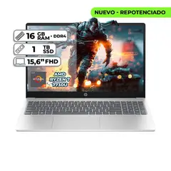 HP - PORTATIL AMD RYZEN 7 7730U 16GB RAM 1TB SSD PANTALLA 15,6" FHD