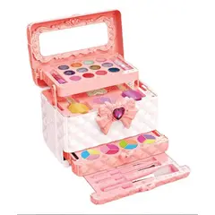 JUGUETELANDIA - Maquillaje Para Niñas Lavable No Toxico Maleta 40 En 1