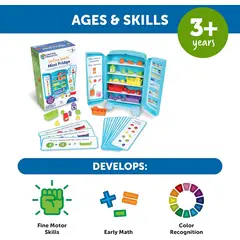 JUGANDO Y EDUCANDO - Juego Mini Nevera Clasificación De Aperitivos Para Niños