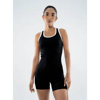 NO RULES - ENTERIZO DEPORTIVO CORTO SIN COSTURAS BASIC CON PUSH UP.