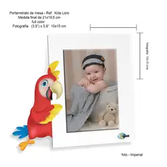 XTREME - Portarretrato Kids-AN21 21cm x 19.5cm Color Blanco