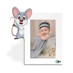 XTREME - Portarretrato Kids-AN11 19.5cm x 22cm Color Blanco