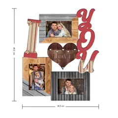 XTREME - Portarretrato TR I love You-01 465cm x 385cm Color Madera y Rojo