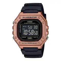 CASIO - Reloj W-218HM-5B Diseño Deportivo
