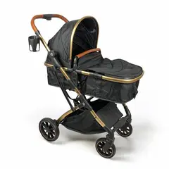 BRITOCHET - REF COH347 Coche Paseador Para Bebé Luxury BEBISSO NEGRO